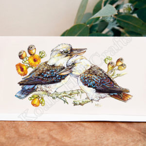 The Love of My Life (Blue-winged Kookaburra) Greeting Card
